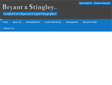 Tablet Screenshot of bryantstingley.com